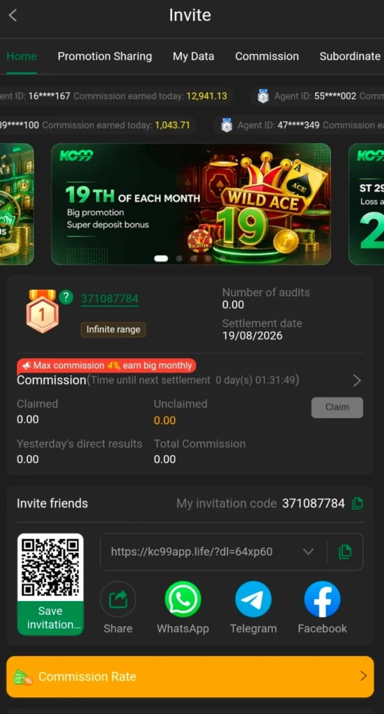 kc99 invites
